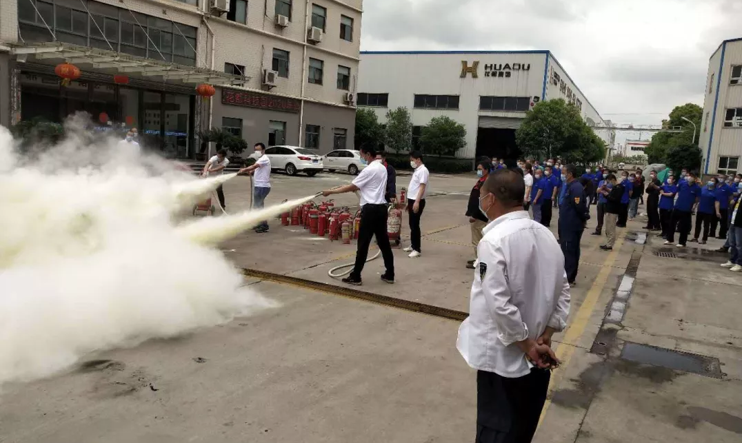 武汉意大利贵宾会消防演习